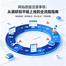 吉隆建站-网站改版注意事项：从调研到平稳上线的全流程指南