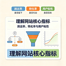 日喀则建站-理解网站核心指标：跳出率、转化率与用户粘性