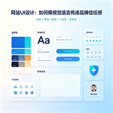 桑珠孜建站-网站UI设计：如何用视觉语言传递品牌信任感