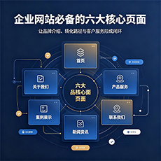 日喀则建站-企业网站必备的六大核心页面